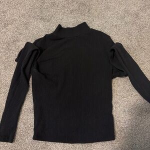 Arizona (JcPenny) Black ribbed turtle neck long sleeve